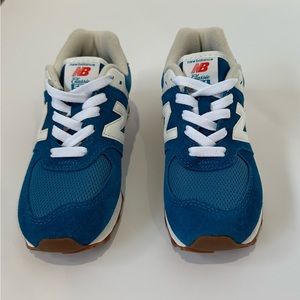 Kids New Balance 574 Classic Sneaker, Light Rogue Wave, Sz 2M